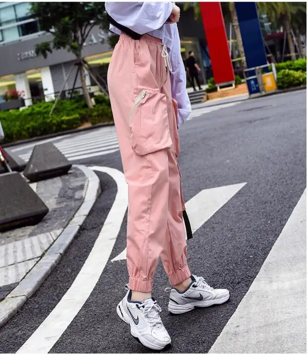 Women's waist elastic loose casual trousers | Женская одежда