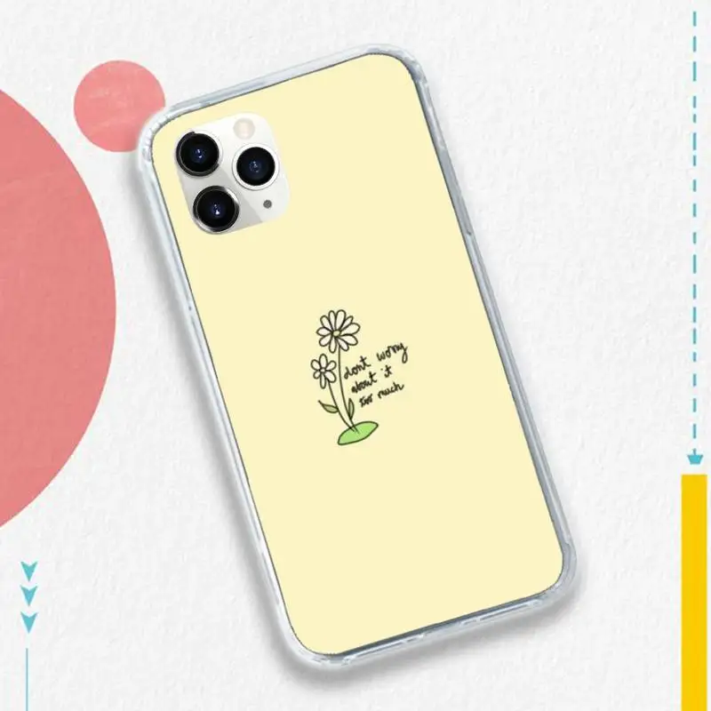 

Great Aesthetic Flower Phone Case for iPhone 11 12 pro XS MAX 8 7 6 6S Plus X 5S SE 2020 XR