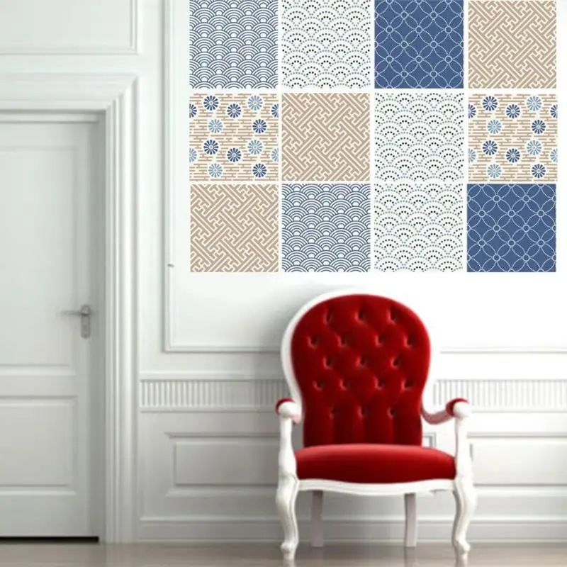 6 шт. водонепроницаемые самоклеящиеся наклейки плитки|Наклейки на стену| |