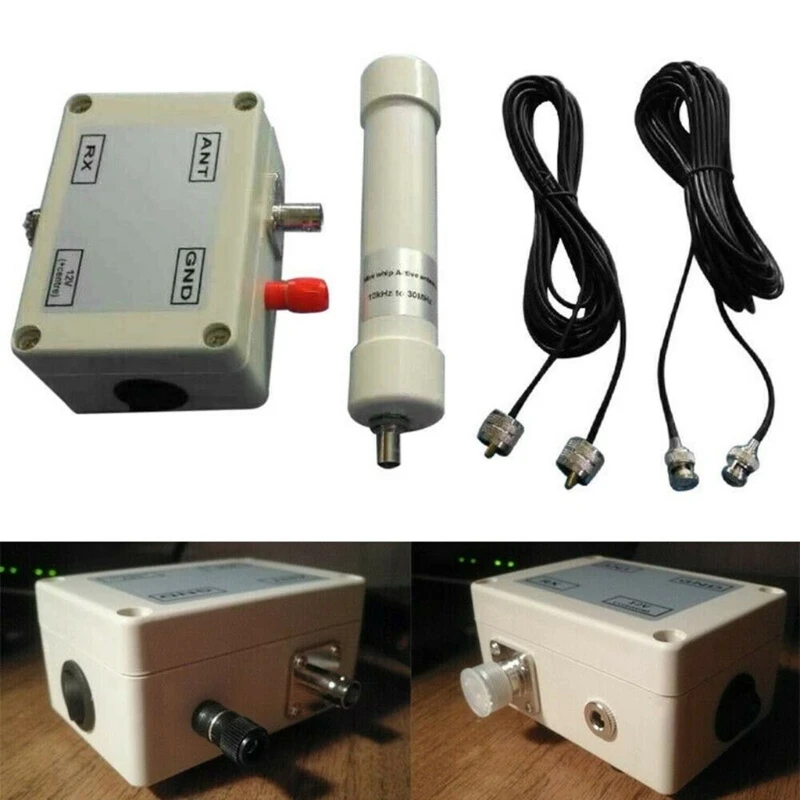 

Portable Mini Whip Active Antenna Assembled in Box HF LF VLF Mini-whip Sdr RX