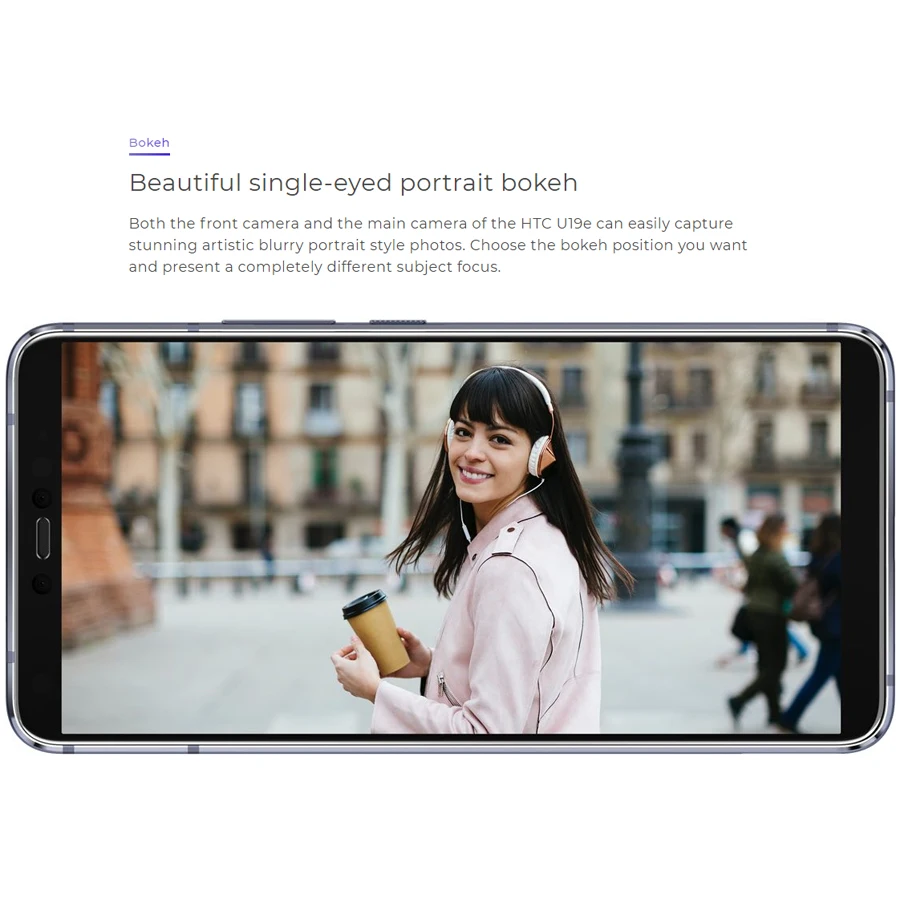 Мобильный телефон htc U19E 4G LTE 6," 1080x2160p 6 ГБ ОЗУ 128 Гб ПЗУ две sim-карты Snapdragon710 Восьмиядерный NFC 3930 мАч Android 9,0