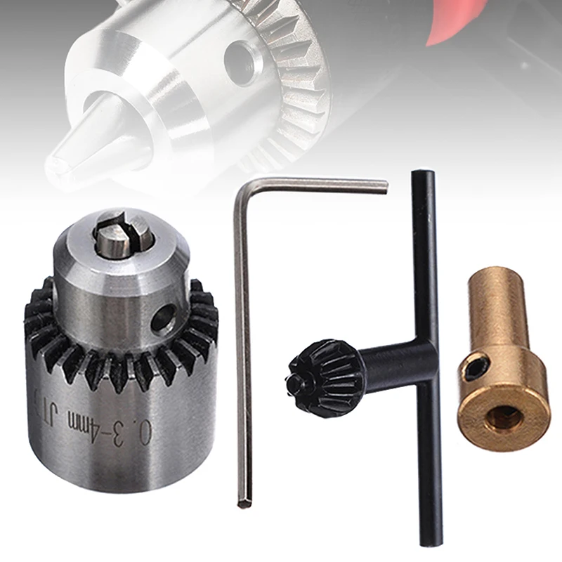 Горячая Распродажа микро двигатель сверлильные патроны зажим 0 3 4 мм с гаечным