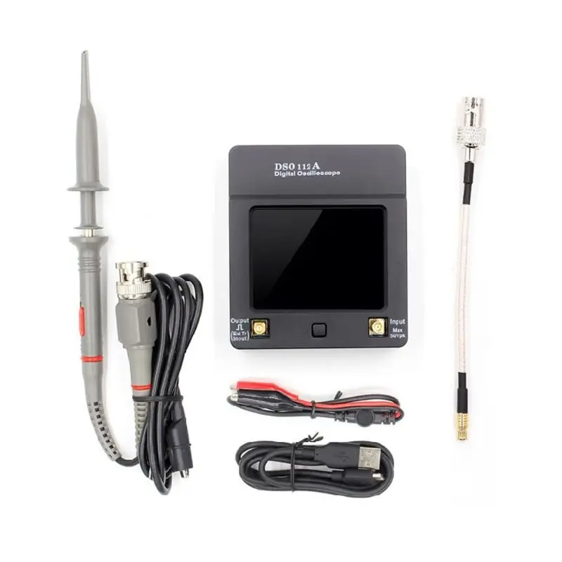 DSO 112A Мини цифровой осциллограф с сенсорным экраном TFT Портативный Карманный USB