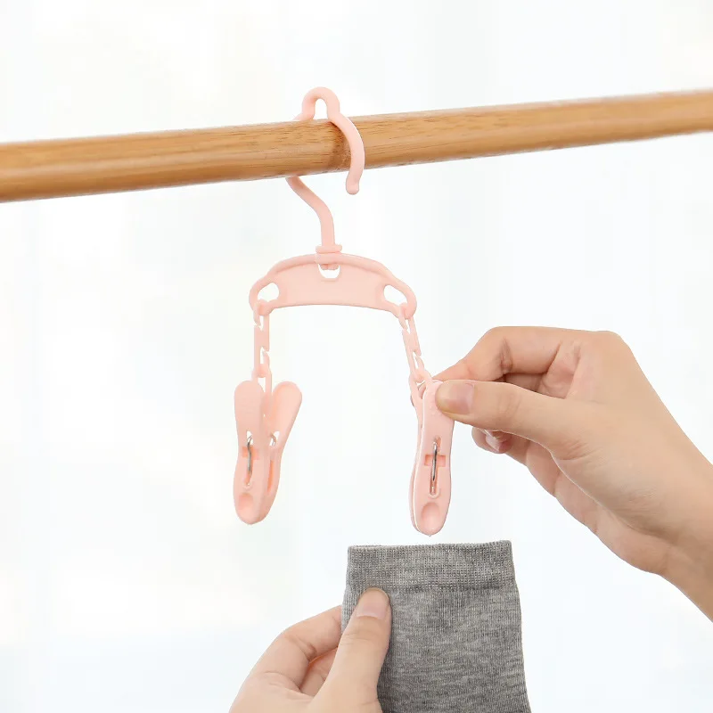 6 шт./компл. портативная дорожная прищепка компактная пластиковая Складная