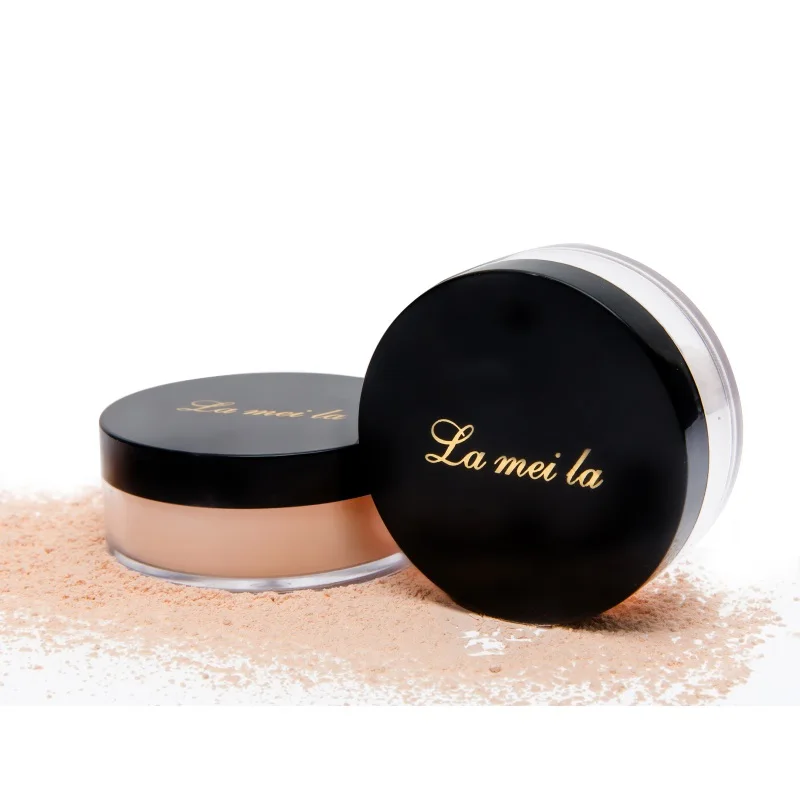 

3 Kinds Powder with Puff Concealer Light Powder Mineral Makeup Long Lasting Loose Powder Waterproof Matte Setting d1
