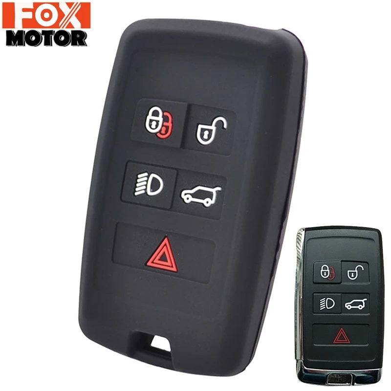 Силиконовый чехол с дистанционным управлением для Range Rover Velar Land Discovery 5 Jaguar E Pace Fob