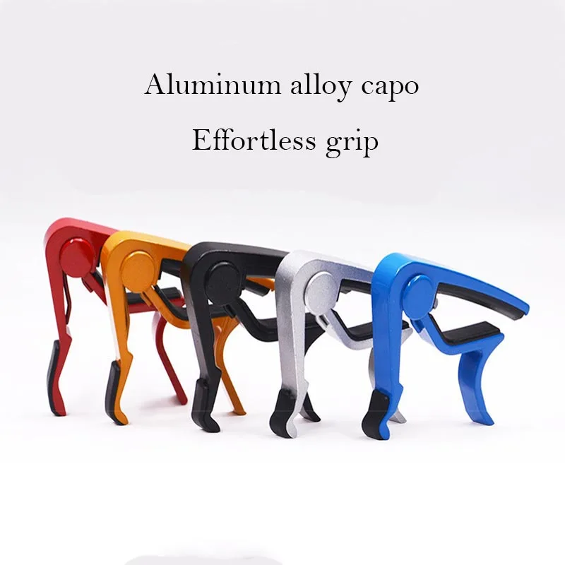 

Guitar Capo Aluminum Alloy Professional Equipment Ukulele Folk Music Universal Instrument Accessories Multi-color Optional Solid