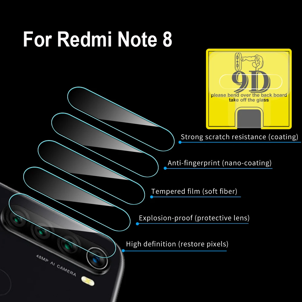 2 шт. защитная пленка 9D для Xiaomi Redmi 8 8A Note 8T K20 Pro | Мобильные телефоны и аксессуары