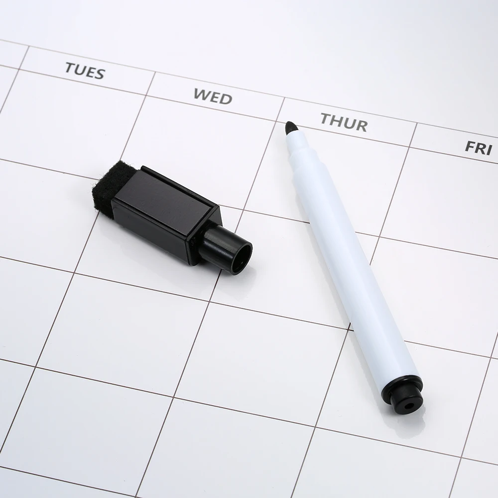 Магнитный календарь на холодильник сухая стираемая доска многоразовая для кухни