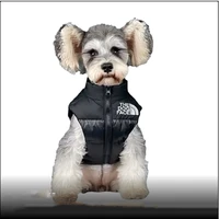 dog warm thick white duck down vest the dog face winter puppy pet luxury designer dog clothes for small medium dog dog jacket