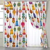 BlessLiving Wind Chimes Blackout Curtain for Living Room Colorful Bells Bedroom Curtain Festival Window Treatment Drapes 1pc 1