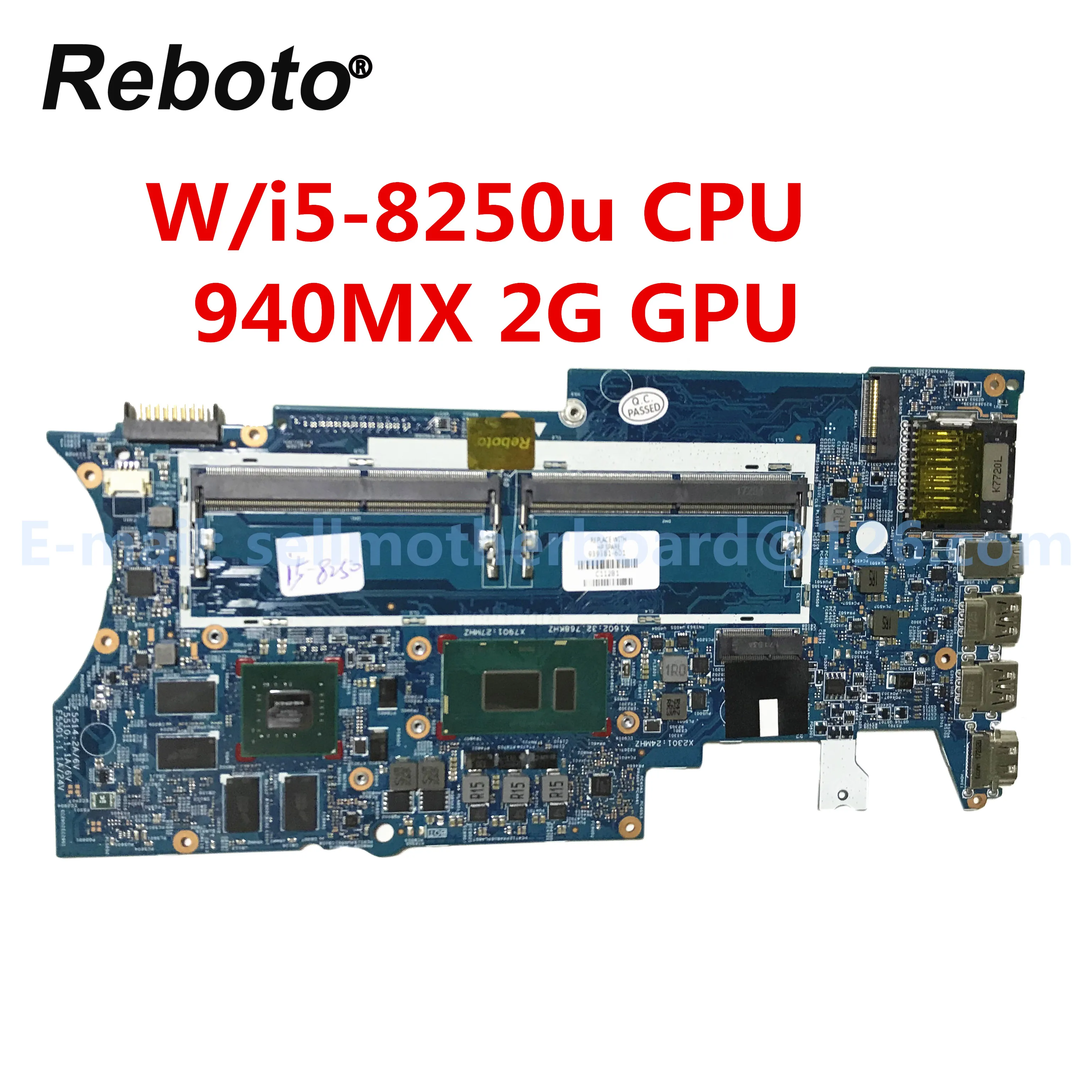 Материнская плата для ноутбука hp PAVILION X360 14-BA серии 939381-601 с i5-8250u cpu 940M X 2G GPU DDR4 MB протестированная Быстрая