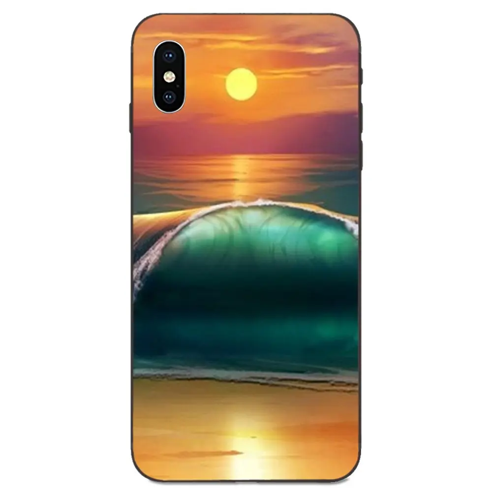 Для Apple iPhone 4 4S 5 5S SE 6 S 7 8 11 Plus X XS Max XR Pro черный ТПУ чехол для телефона спортивный