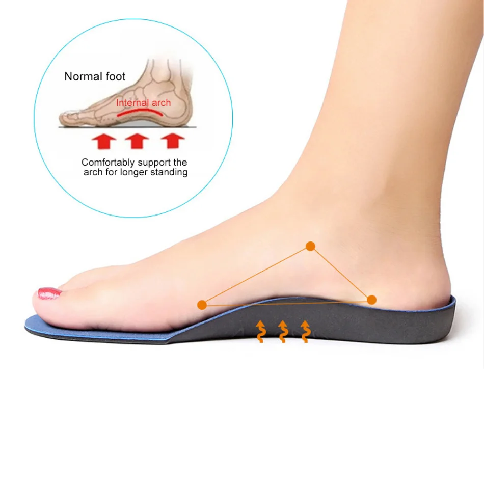Comfortable Sport Shoe Insole Running Gel Insoles Insert Cushion For Men Women Foot Care Arch Support Sport Shoes Pad