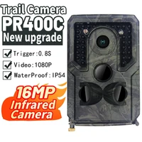 pr400 pro hunting camera waterproof trail 1080p 16mp photo trap wildlife monitoring infrared night vision outdoor camcorder