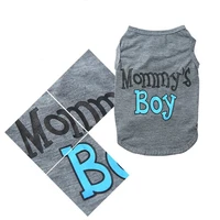 dog clothes small dogs xs l chihuahua clothes clothing pet vest puppy dog coat moms son printed cotton t shirt pets clothing