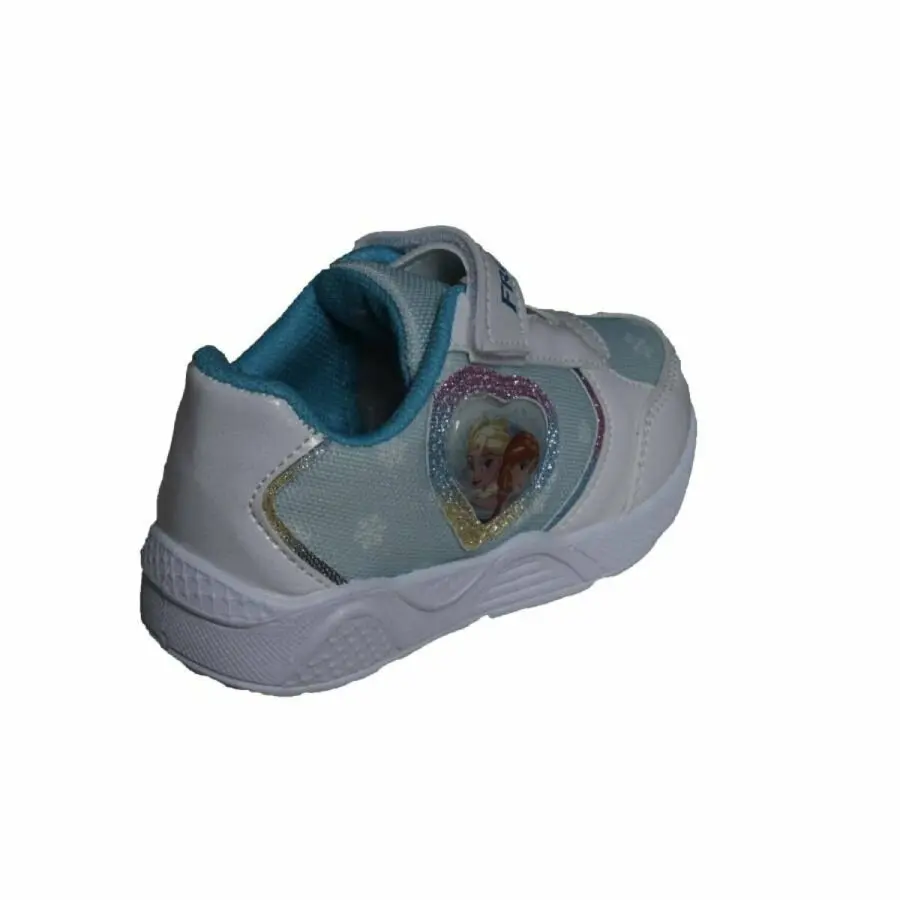 

Kids Sneakers Kinetix Frozen Licensed White Blue Luminous Light Sole Casual Sports Shoes