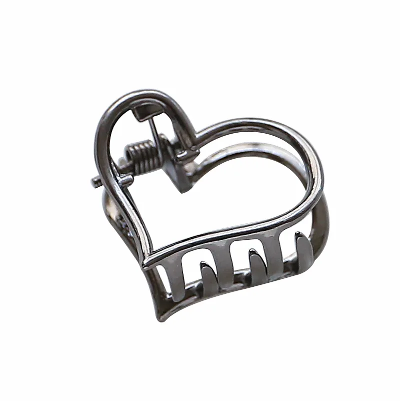 Модные геометрические заколки для волос в форме сердца звезды банта простой