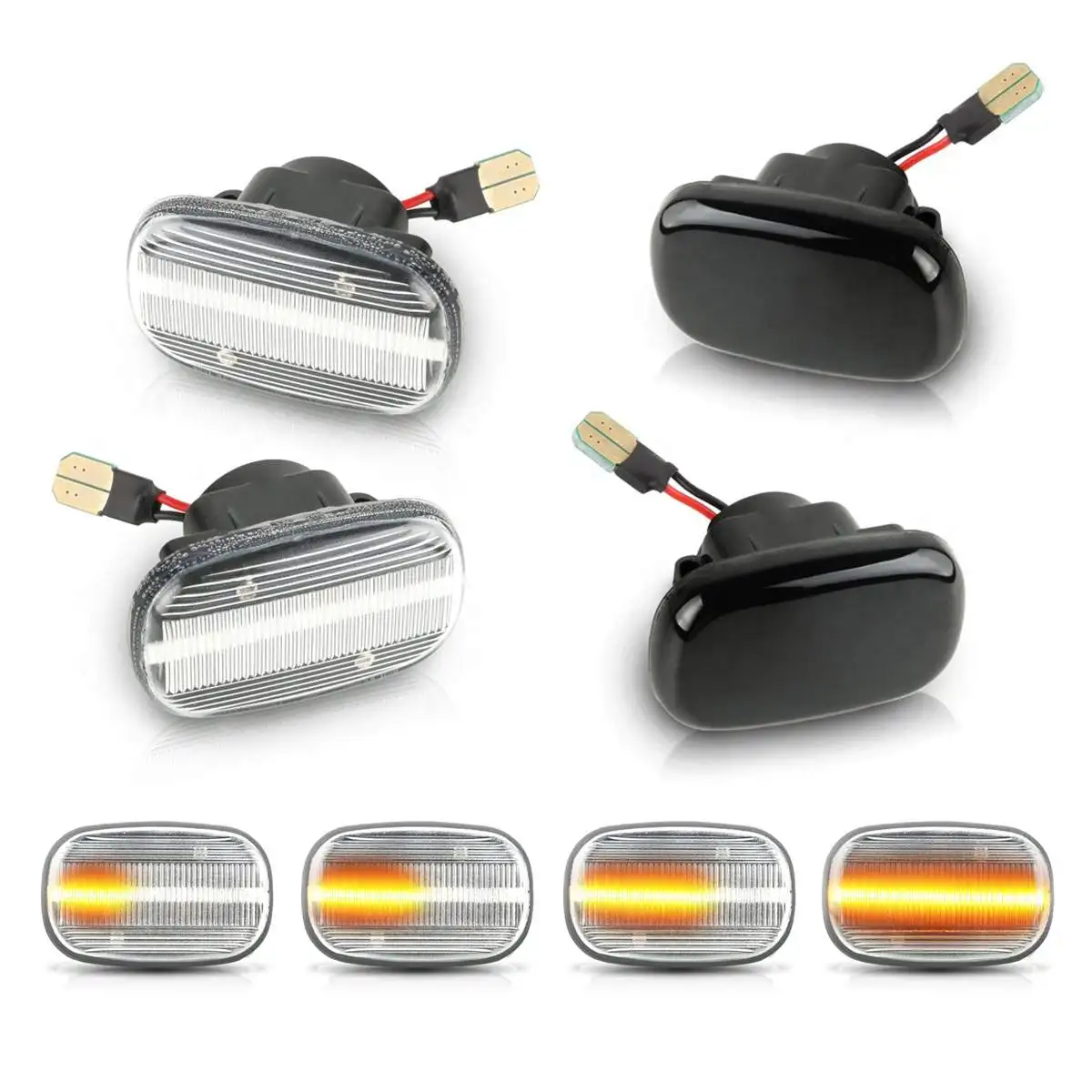 

For Toyota For Corolla Corona Yaris Verso For Hilux For RAV4 Flowing Turn Signal Light Lamp LED Dynamic Side Marker Light