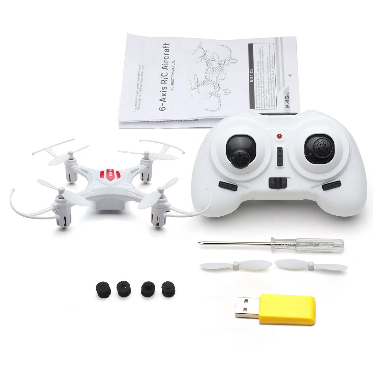 

Eachine H8 Mini Headless RC Helicopter Mode 2.4G 4CH 6 Axle RC Quadcopter RTF Remote Control Toy For Kid Present VS H36
