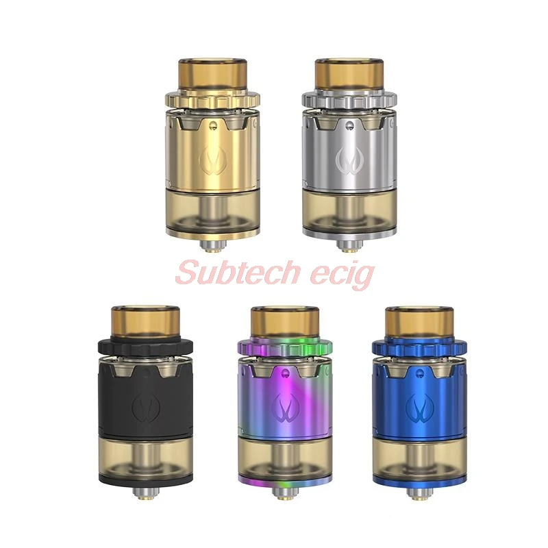 

SUB TWO Pyro V2 BF RDTA Atomizer 24mm W/ BF Function Leak-Proof Top Airflow Top Fill Bottom Feed 2/4ml vape pen tank