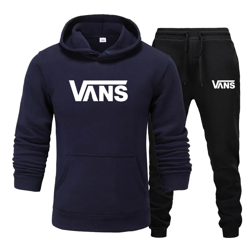 

Men's hooded sweatshirt + pants fashion Autumn winter casual sports suit men's sports suit