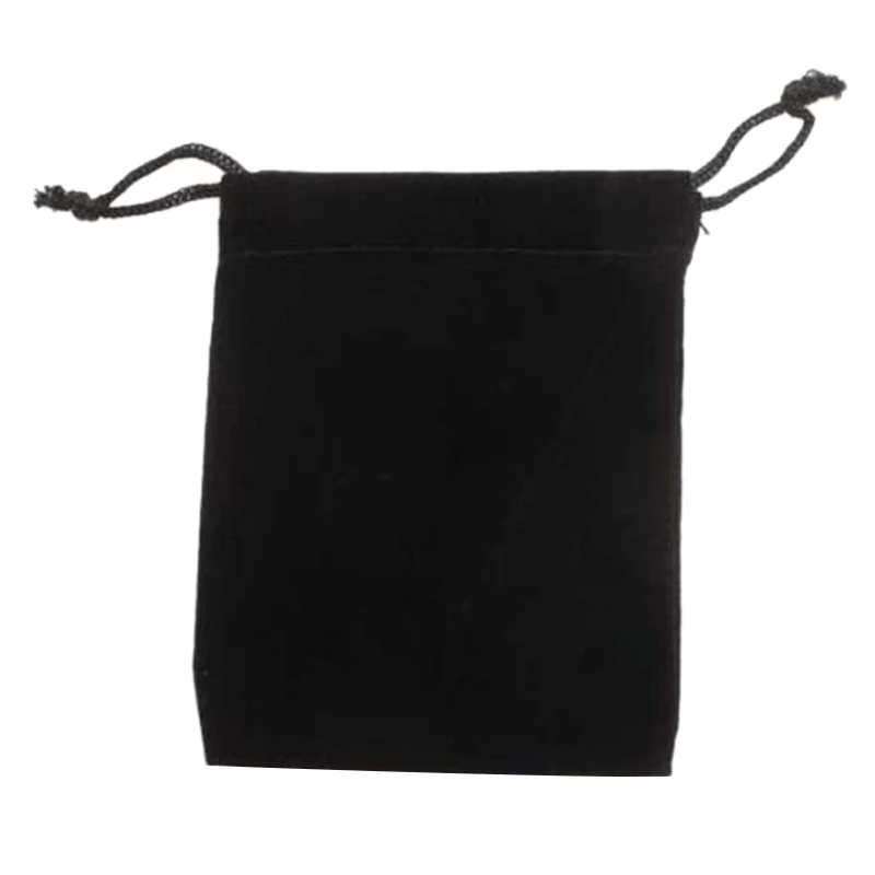 

Black Flocking Cloth Jewelry Pouches/Drawstring Flocking cloth Bag Drawstring Jewellery Bag Drawstring Gift Bag (100 Pcs) 3 inch