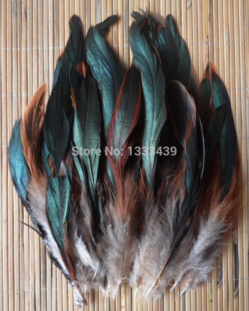 

wholesale natural 50pcs/lot ecru Beautiful Rooster feathers 12.5-20cm/ 5-8''