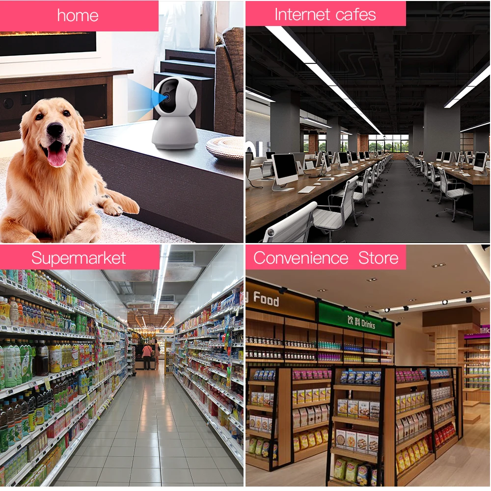 

Link-Z IP WiFi Camera Smart Cloud Home Camera 360 Auto Tracking CCTV Video Surveillance Night Vision P2P Baby Monitor Pet Camera