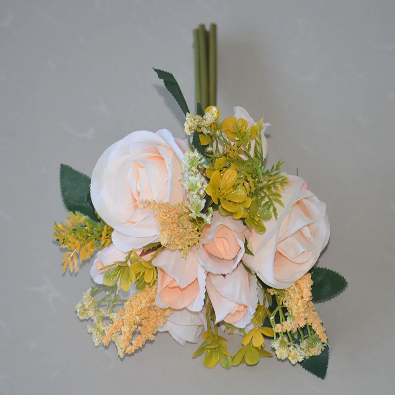 Искусственный цветок букет невесты свадебное платье для дома фотография