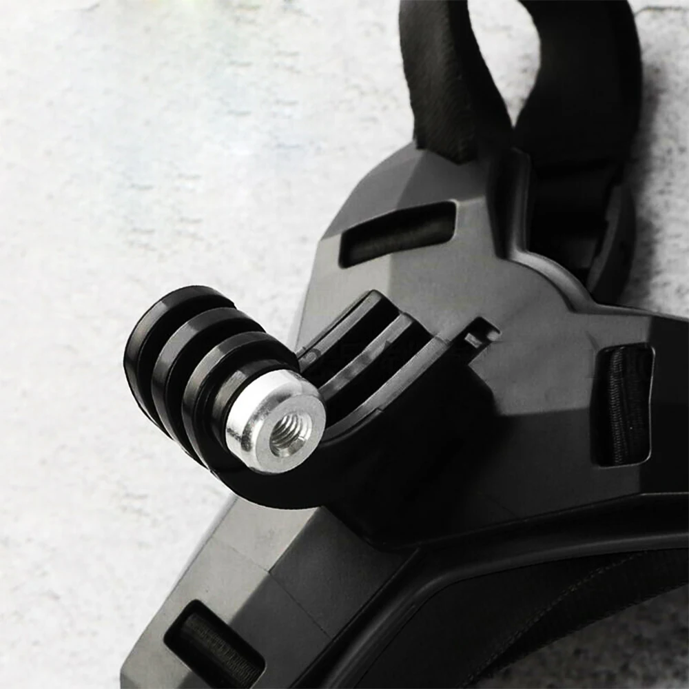 

Black suitable for gopro helmet holder Motorcycle Helmet Chin Stand Mount HolderAction Sports Camera Holder Accessory