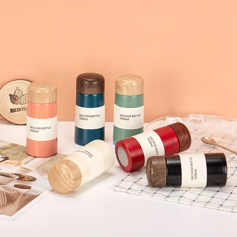 150ML Thermal Bottle Mug Portable Thermos Cup With Lids Cute Kawaii Water Lid Mugs For Girls Botella De Agua | Дом и сад