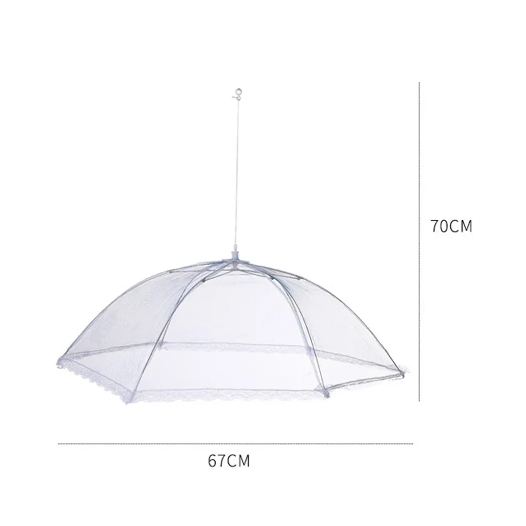 1 шт. чехол для еды портативный зонтик стильный Противомоскитный тент Купольная
