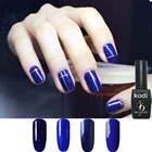 Гель-лак KODI 8 мл УФ светодиодный для ногтей лак для маникюра Синие Цвета Гель-лак полуперманентный Гель-лак для дизайна ногтей