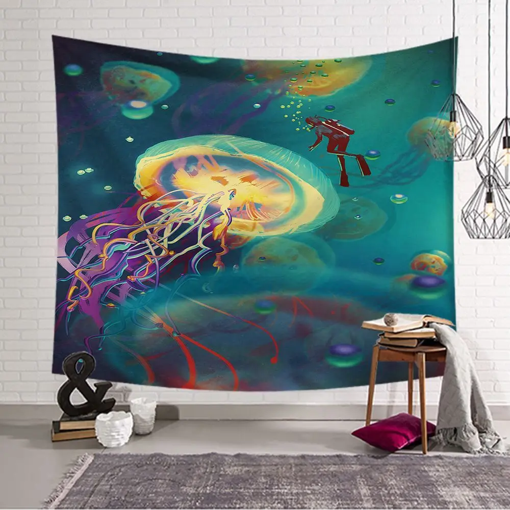 Гобелен Tapiz настенный художественный гобелен в стиле хиппи пляжный коврик для