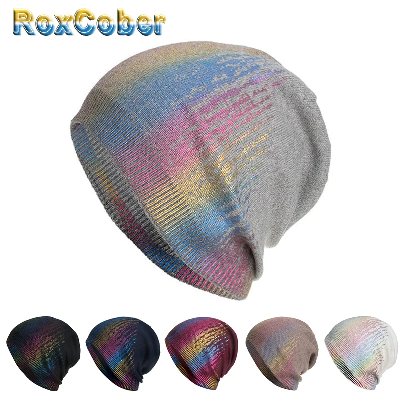 RoxCober на весну осень зиму из кроличьей шерсти шапки шарфы круглые без полей для
