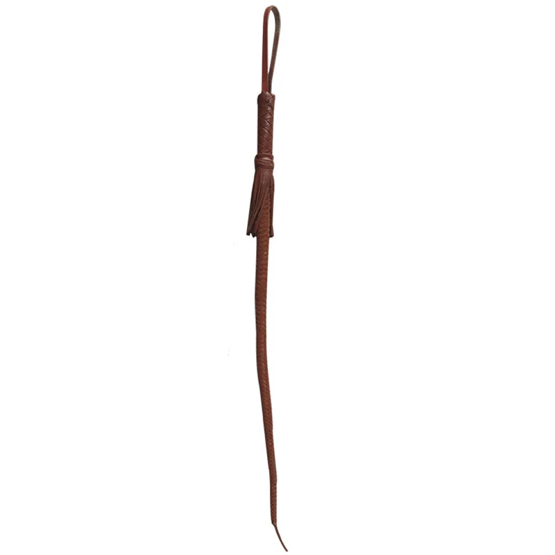 Плетёная плетка для лошадей из натуральной бычьей кожи 80 см | Спорт и развлечения