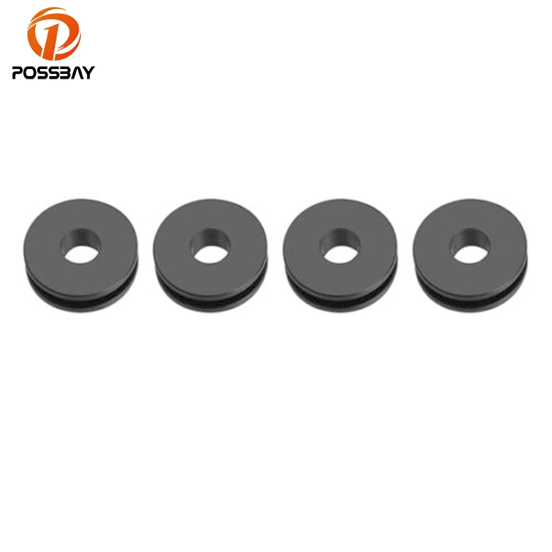 Posbay 4 шт./компл. аксессуары для мотоциклов черные Сменные втулки лобового стекла