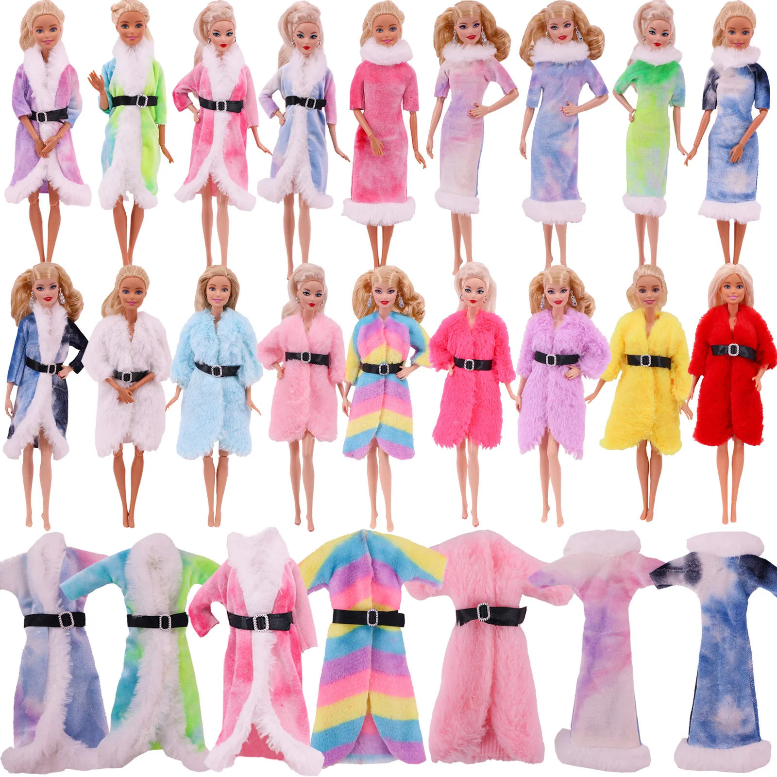 

Барби, модные куклы, пальто, сумки, обувь, наряды для вечеринки, куклы, аксессуары для 11,8 дюймовых Барби и шарнирных кукол, рождественские игр...