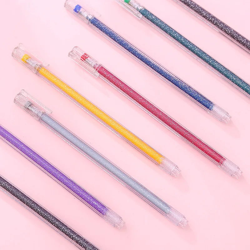 1 шт. блестящая гелевая ручка школьный маркер для письма акварельная подарок