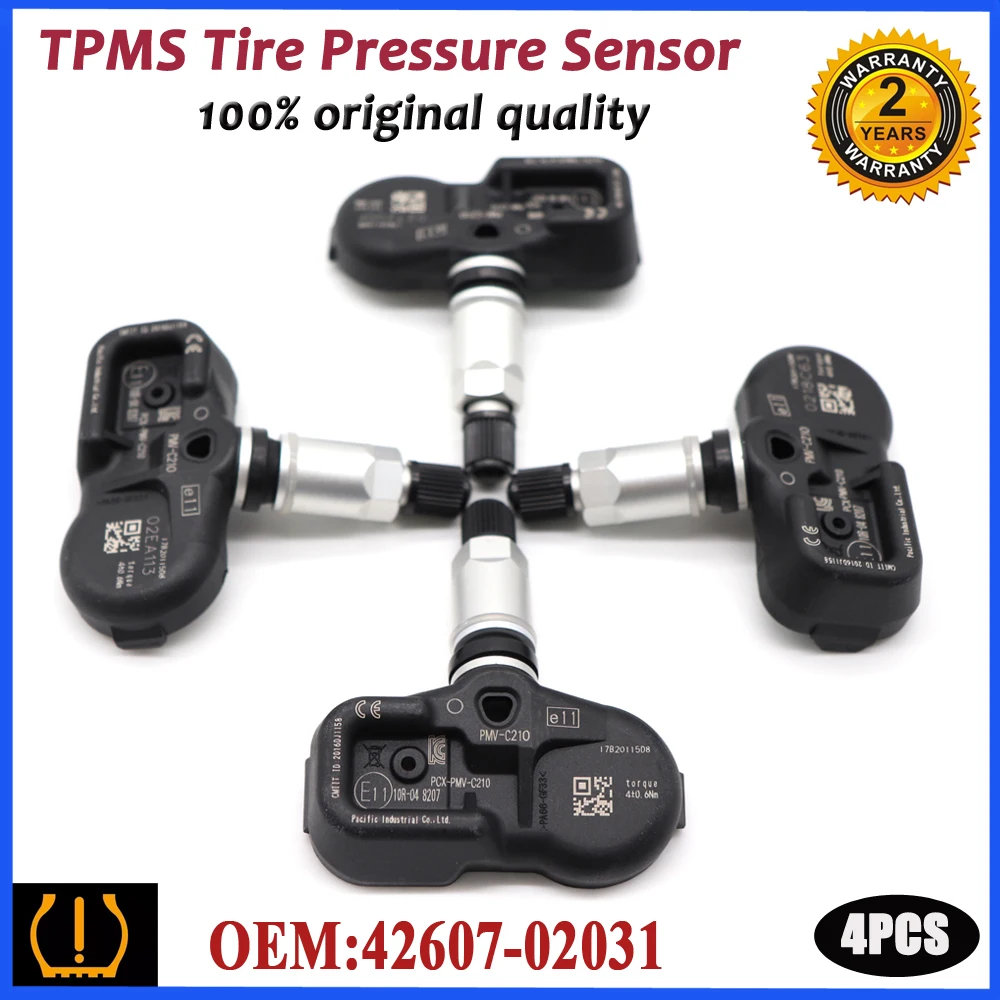 Датчик давления в шинах TPMS 42607 02031 подходит для Toyota Alphard Auris Avens Avensis Lexus ES GS GX LC LS 433