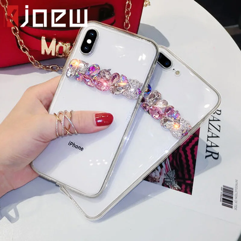 KJOEW мягкий чехол для iPhone XR X 8 7 6s Plus блестящий прозрачный ТПУ XS MAX телефона |
