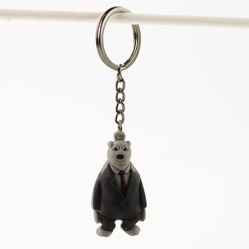 6Pcs/Set Disney Zootopia Cartoon Figure Nick Judy Keychain Creative Cute Fox Rabbit Fashion Bag Pendant Car Key Chain Accessorie on - 6 шт./набор, Дисней Зверополис Комикс Фигурка Ник Джуди Брелок Творческий Милый Лисица Кролик Мода Подвеска Для Сумки и К
