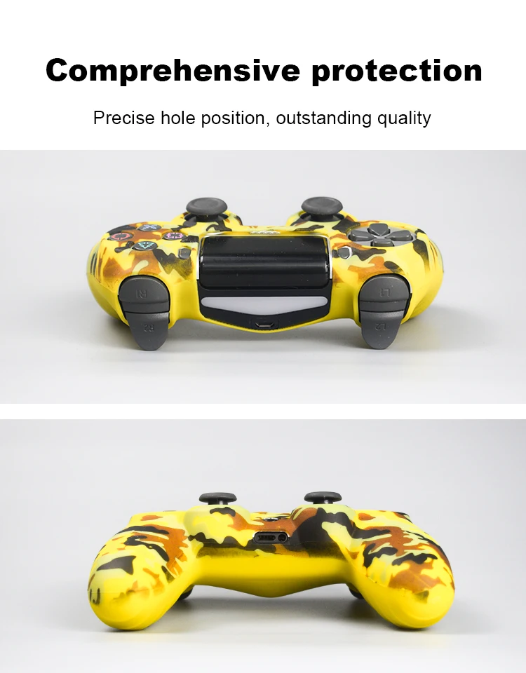 Мягкий силиконовый гелевый резиновый чехол для SONY Playstation 4 PS4, защитный чехол для контроллера PS4 Pro Slim Gamepad