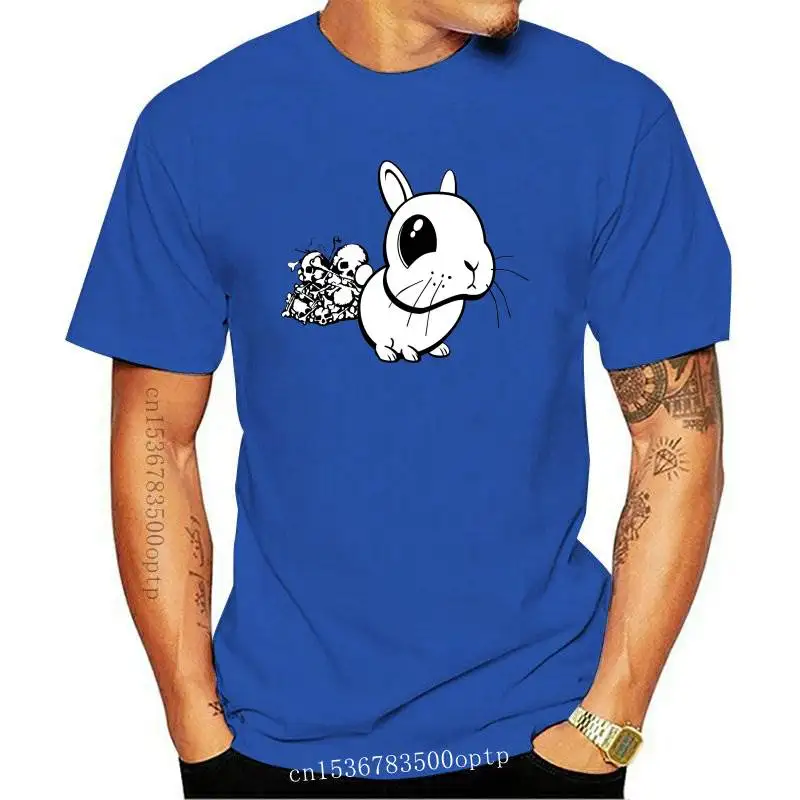 

New 2021 Retro Summer Women T Shirt Cute Bunny Print T-Shirt Woman Funny Rabbit Cartoon Casual Tops Girl Tees White Short Sleeve