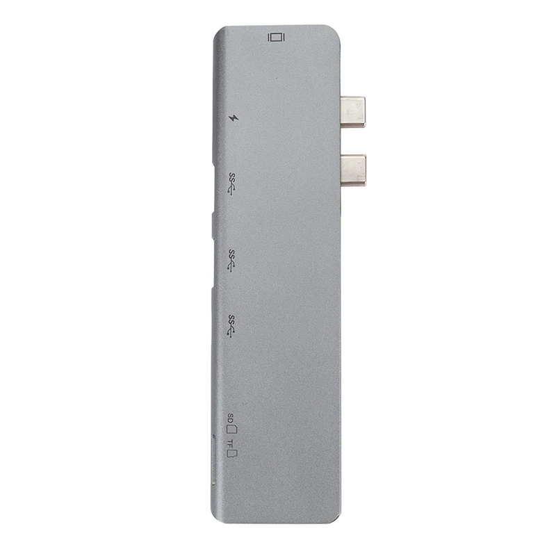 USB 3 1 Type C концентратор к HDMI адаптеру 4K Thunderbolt с концентратором 0 TF SD слот для чтения