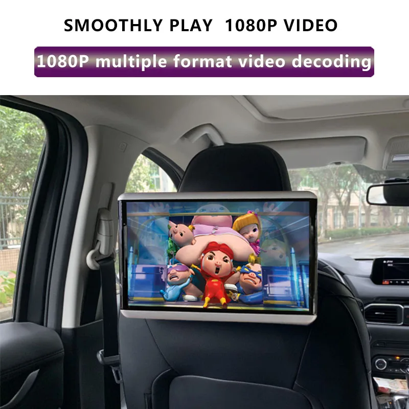 10,1 дюймов Android 8,1 4K 1080P 1920*1200 Автомобильный подголовник монитор сенсорный экран wifi/Bluetooth/USB/SD/HDMI/FM/Mirroring/Miracast