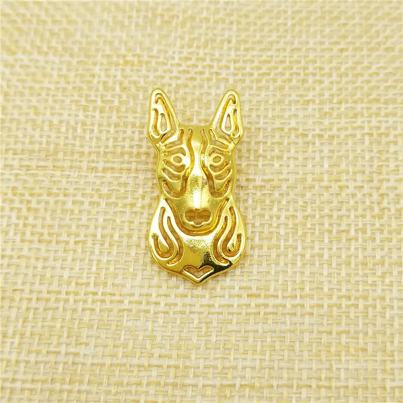 LPHZQH оптовая продажа трендовые собачьи броги и булавки для питомца Бультерьера