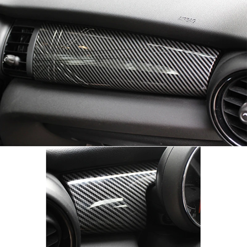 

Car Central Control Instrument Panel Decorative Stickers For MINI COOPER S F55 F56 F57 Accessories Interior Styling Modification