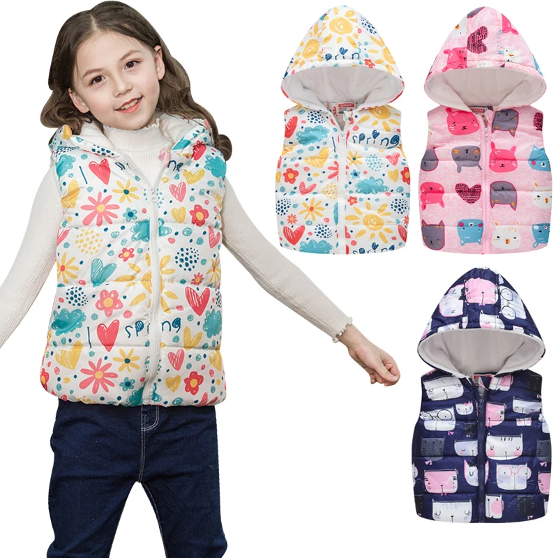 Жилет для мальчиков и девочек 1 6 лет однотонный мягкий теплый жилет с рисунком